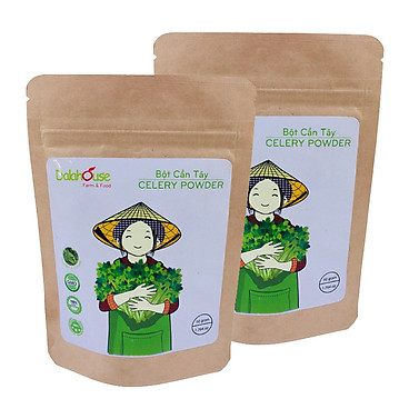 Combo 2 Gói Bột CẦN TÂY Nguyên Chất Sấy Lạnh Dalahouse (50g...