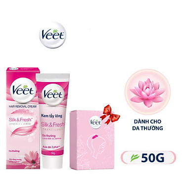 Kem Tẩy Lông Cho Da Thường Veet Silk Fresh 50G