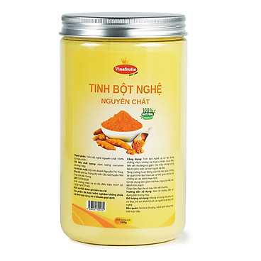 Tinh Bột Nghệ Nguyên Chất Vinafruits 500G