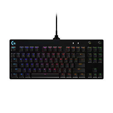 Mua Bàn Phím Cơ Có Dây Logitech G Pro Gaming RGB Romer-G Switch Tenkeyless - Hàng Chính Hãng - Đen tại NGUYENVUSTORE