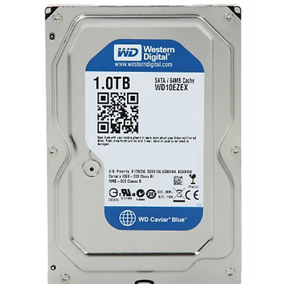 Ổ Cứng HDD WD Blue™ 1TB/64MB/7200rpm/3.5 - WD10EZEX - Hàng chính hãng