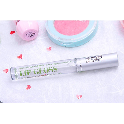 Combo Mascara Dầu Dừa Dưỡng Mi Milaganics + Tinh Chất Dưỡng Môi Lip Gloss Milaganics