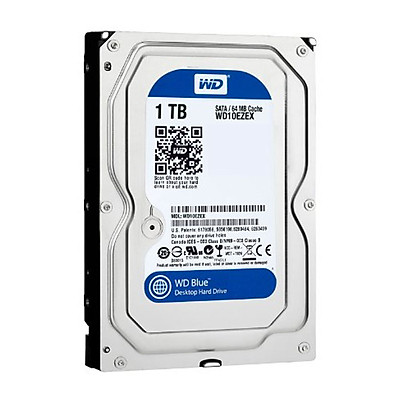 Ổ Cứng HDD WD Blue™ 1TB/64MB/7200rpm/3.5 - WD10EZEX - Hàng chính hãng