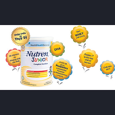 Sản Phẩm Dinh Dưỡng Nestle Nutren Junior (800g)