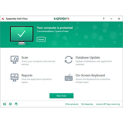 Kaspersky Anti Virus Cho 1 Máy Tính - KAV1U - Hàng chính hãng