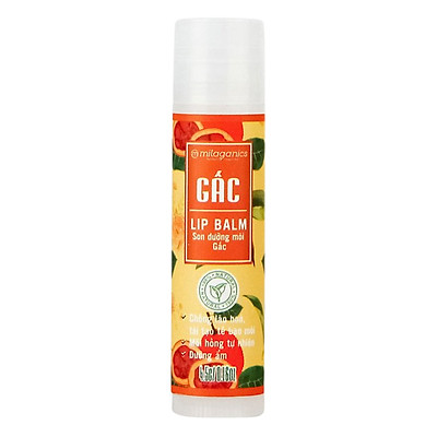 Son Gấc Thiên Nhiên Dưỡng Môi, Giảm Thâm  Milaganics (4.5g)