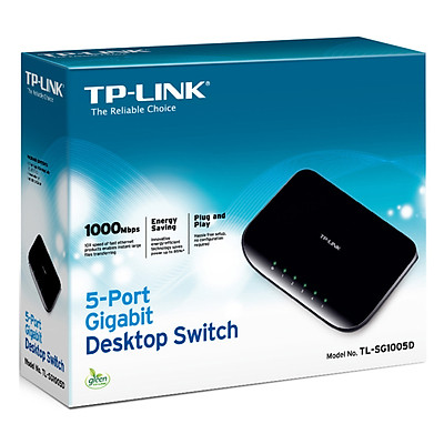 TP-Link  TL-SG1005D - Switch 5 Cổng Gigabit Desktop - Hàng Chính Hãng