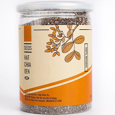 Hạt Chia Hữu Cơ DK Harvest - Hạt chia Organic có độ tinh khiết cao nhất, Highest Purity - 300g, 500g, 1000g