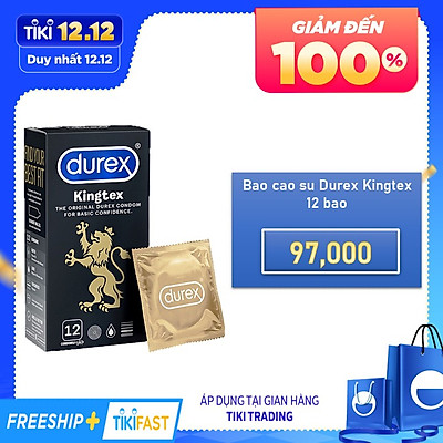 Bao cao su Durex Kingtex 12 bao