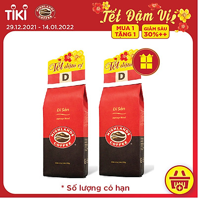 Cà Phê Rang Xay Di Sản Highlands Coffee (200g)