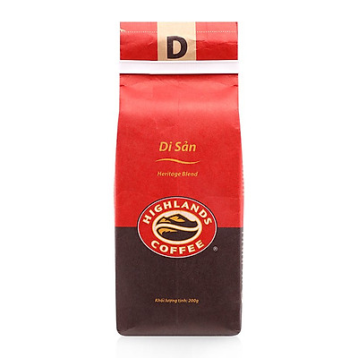 Cà Phê Rang Xay Di Sản Highlands Coffee (200g)