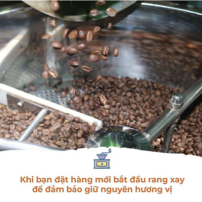 Cà Phê Phin Cầu Đất (Arabica & Robusta) Rang Xay Mộc Sạch Nguyên Chất Chuẩn Gu Người Việt - Túi 250Gr (Dạng Bột)