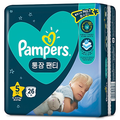 Tã quần Pampers ngủ ngon XL26/XXL22/L30