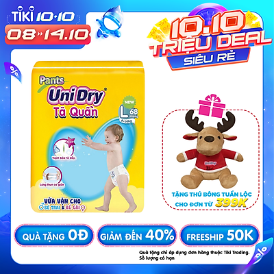 Tã Quần Unidry Ultra Jumbo L68 (68 Miếng)