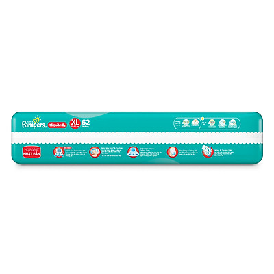 Tã Quần Pampers Giữ Dáng Mới Gói Cực Đại M74/XL62/XXL56/L68