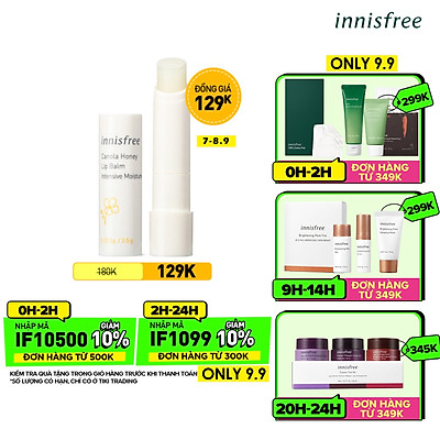 Son Dưỡng Môi Không Màu Innisfree Canola Honey Lip Balm Deep Moisture 3.5G - 131170567