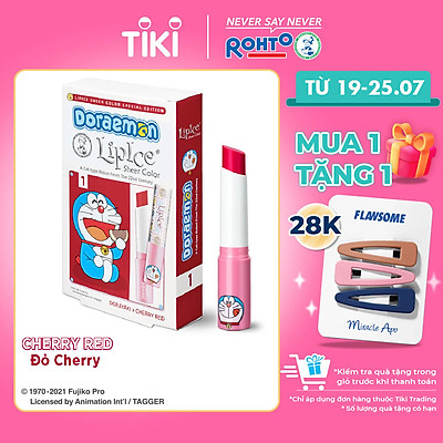 Son Dưỡng Có Màu Tự Nhiên LipIce Sheer Color x Doraemon 2.4g (Phiên Bản Giới Hạn)