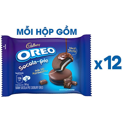 Hộp Bánh Oreo Sôcôla Pie 360g