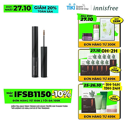 Mascara chân mày siêu mảnh Innisfree Skinny Brow Mascara (4g)