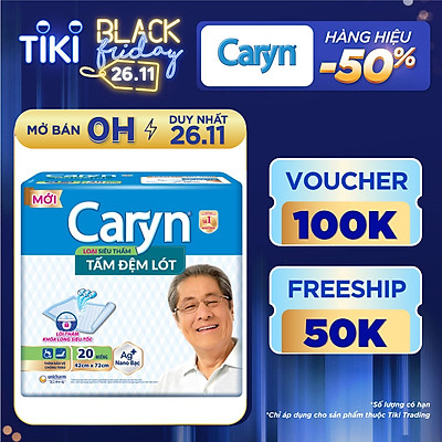 Tấm Đệm Lót Siêu Thấm Caryn (20 Miếng)