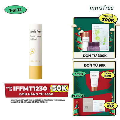 Son Dưỡng Môi Innisfree Canola Honey Lip Balm 3.5G - 131170566