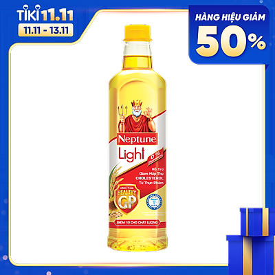 Dầu Ăn Thượng Hạng Nhãn Hiệu Neptune Light 1L/2L/5L