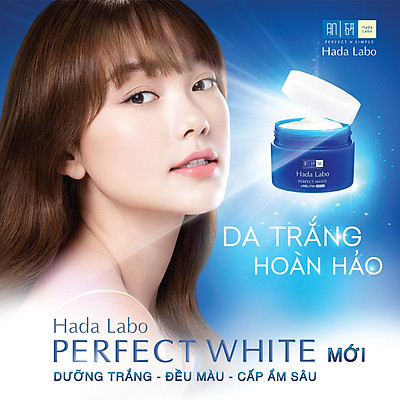 Kem Dưỡng Trắng Da Tối Ưu Hada Labo Perfect White Cream 50g