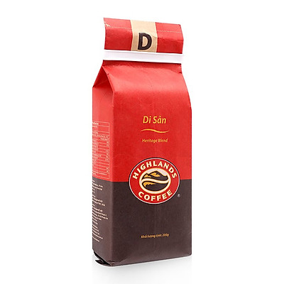 Cà Phê Rang Xay Di Sản Highlands Coffee (200g)