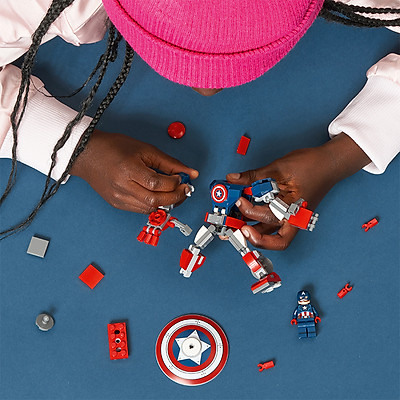 Đồ chơi LEGO SUPERHEROES Chiến Giáp Captain America 76168