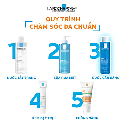 Nước cân bằng giàu khoáng dành cho da dầu La Roche Posay Effaclar Astringent Lotion 200ml 