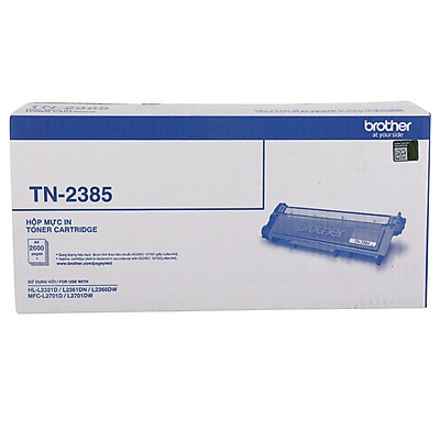 Brother TN-2385 Toner Mực Cho Máy In HL-L2321D, HL-2361DN, HL-2366DW, MFC-L2701D, MFC-L2701DW - Hàng Chính Hãng