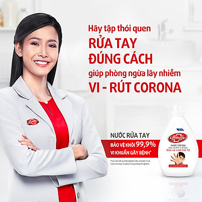 Nước rửa tay Lifebuoy bạc bảo vệ 500G