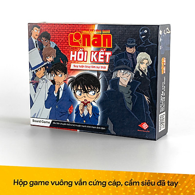 Boardgame "Thám tử lừng danh Conan - Hồi Kết" - kèm bộ Hồ sơ 25 nhân vật cực chất