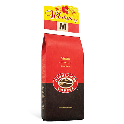 Cà Phê Rang Xay Moka Highlands Coffee (200g)