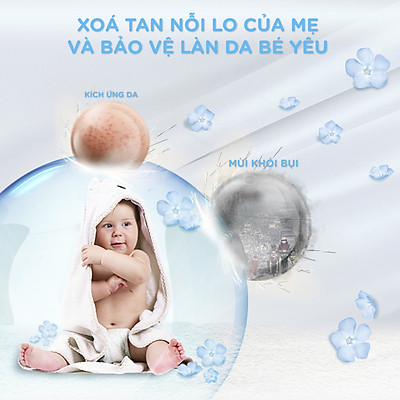 Nước Giặt Ariel Dịu Nhẹ Cho Da Nhạy Cảm Dạng Túi 3.25kg - Mềm mại ngát hương - An toàn cho da em bé
