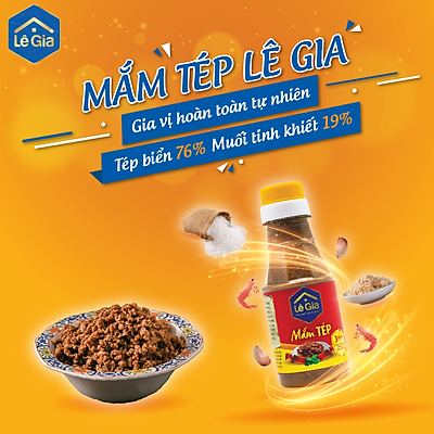 Mắm tép Lê Gia 800g