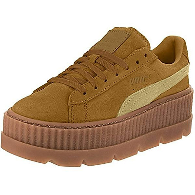 PUMA Womens Fenty by Rihanna Suede Cleated Creeper Casual Sneakers, | Tiki