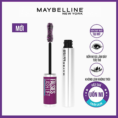 Mascara Uốn, Làm Dày và Dài Mi Tức Thì Maybelline Falsies Lash Lift không lem không trôi Waterproof 8.6ml