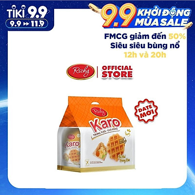 Bánh Karo Hoàng Kim bịch 6 chiếc ( 26g/chiếc)