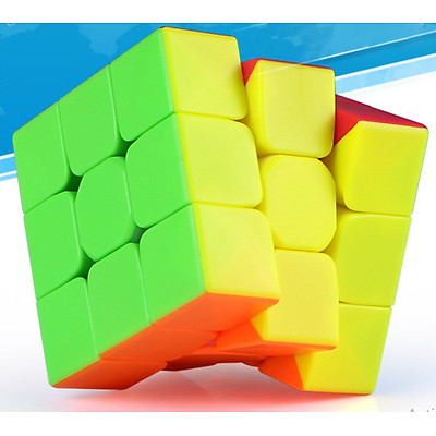 Rubik 3x3 QiYi Warrior S Stickerless Rubic 3 Tầng Không Viền