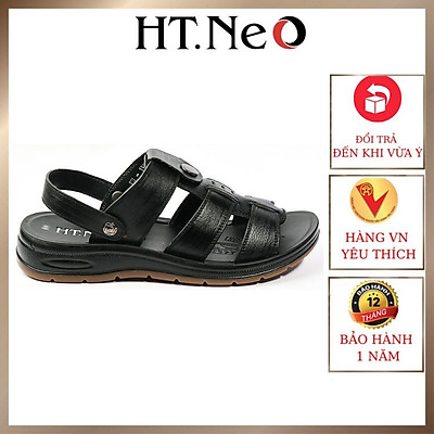 Sandal nam da bò cao cấp đế cao 3.5cm SD96-DE