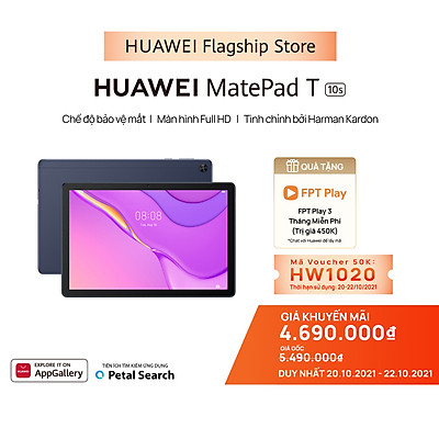 Máy tính bảng HUAWEI MatePad T 10s - Hàng Phân Phối Chính Hãng