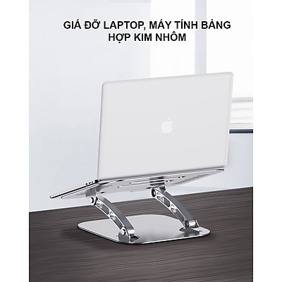 Giá Đỡ Máy Tính, Laptop, iPad, Macbook Hợp Kim Nhôm Cao Cấp. Hỗ Trợ Tản Nhiệt Chống Mỏi Cổ, Vai, Gáy. Hàng Chính Hãng Tamayoko