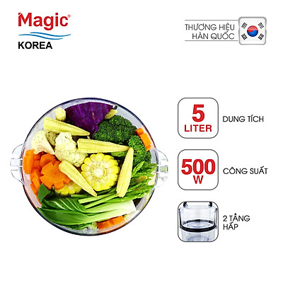 Máy Hấp Thực Phẩm Magic Korea A64 (500W) - Hàng chính hãng