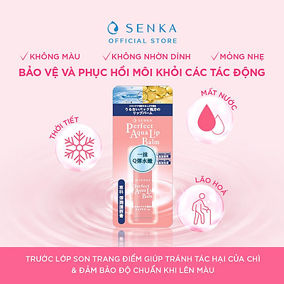 Serum dưỡng môi cấp ẩm SENKA PERFECT AQUA LIP BALM 4.5g