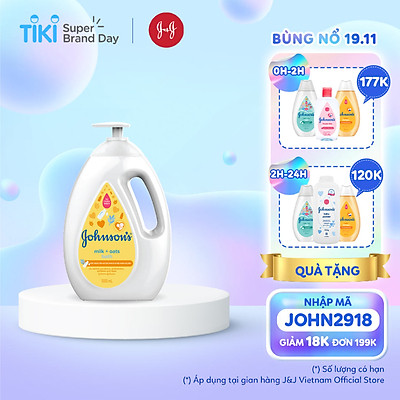 Sữa Tắm Johnson's Baby cho Bé - Dung Tích 1000ml