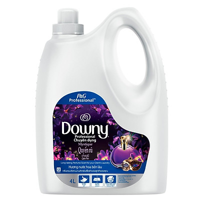 Nước Xả Vải Downy Hương Nước Hoa Quyến Rũ (Huyền Bí) 4L (Dạng chai)