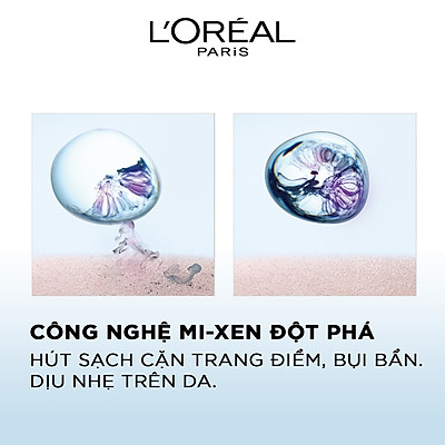 Nước Tẩy Trang L'Oreal 3 In 1 Micellar Làm Sạch Sâu (400ml)