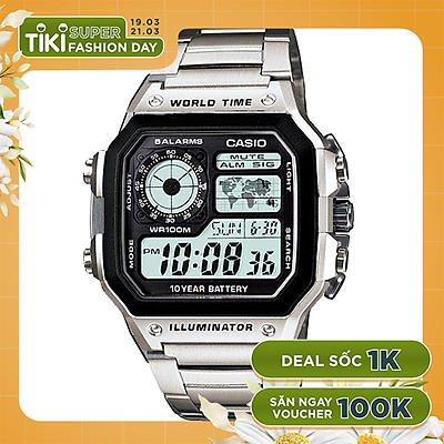 Đồng hồ Casio nam AE-1200WHD-1AVDF