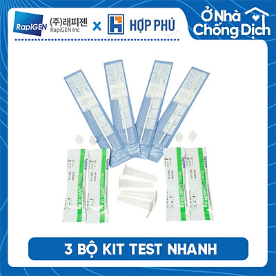 Combo 4 Bộ Kit Test - Xét Nghiệm Nhanh COVID-19 Ag BioCredit - Hàn Quốc (Dùng cho 4 người)
